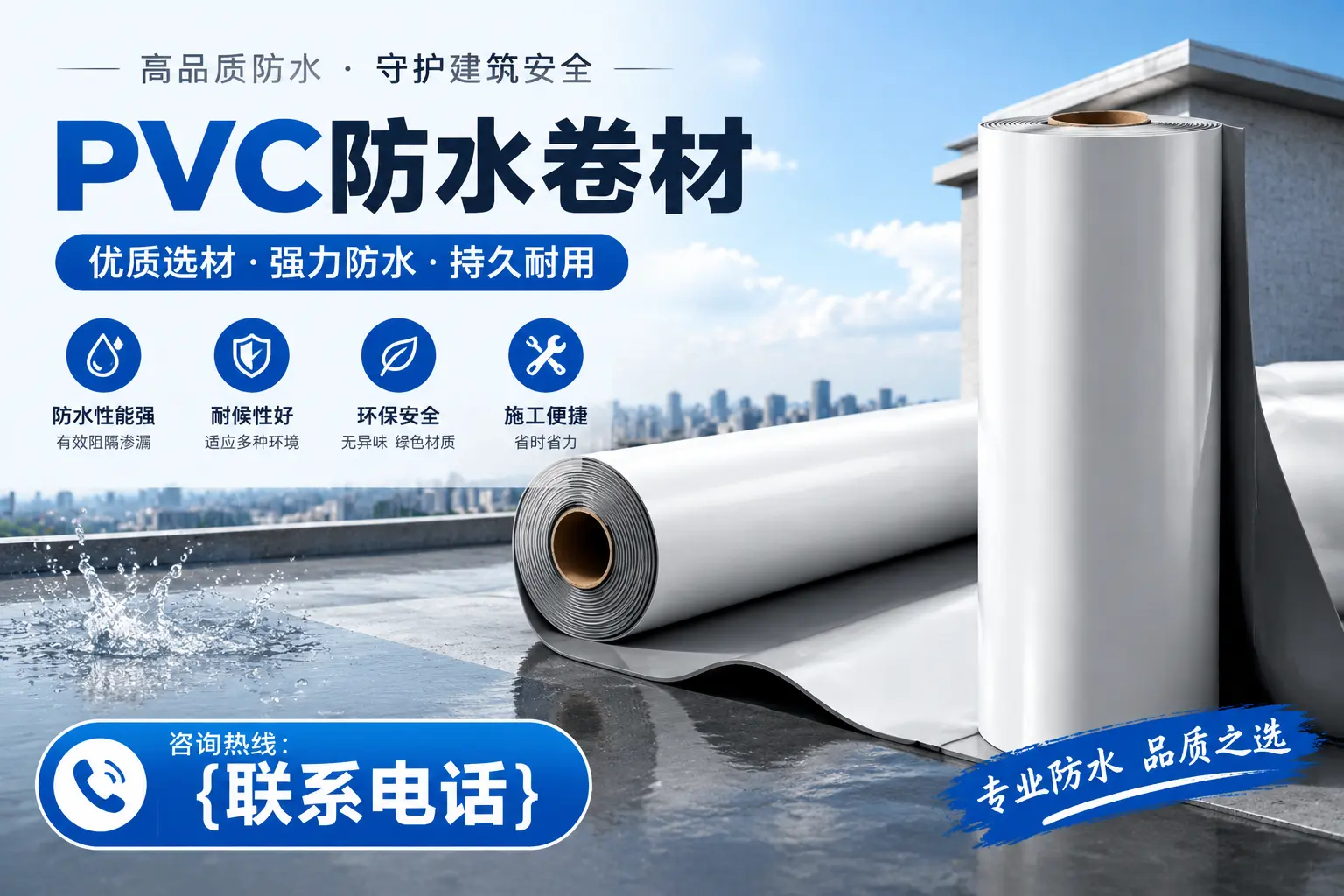 PVC防水卷材的选购技巧与注意事项，助您在和田找到合适产品